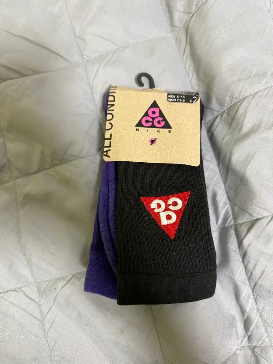 ナイキ ACG 刺繍 クルー ソックス 靴下 2足 セット