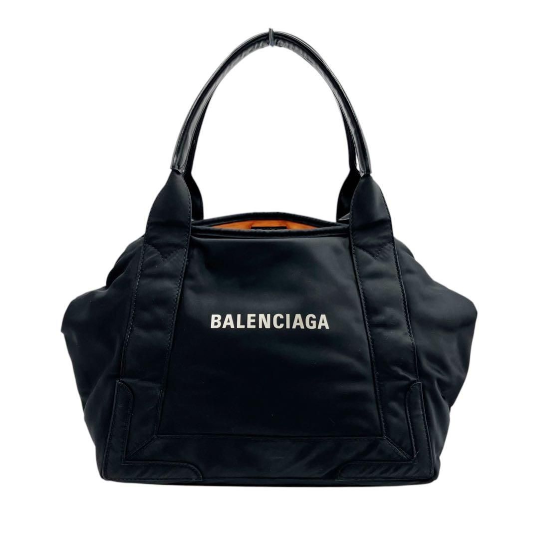 ⭐️良品⭐️バレンシアガ ネイビーカバスS ハンドバッグ ナイロン