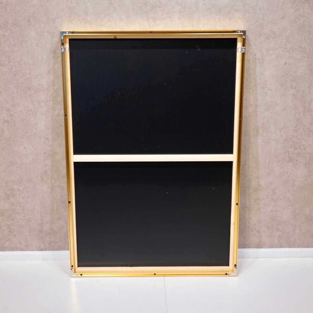 輸入品 油絵 抽象画 大型 100×70 壁掛け ハンドメイド アート 現代