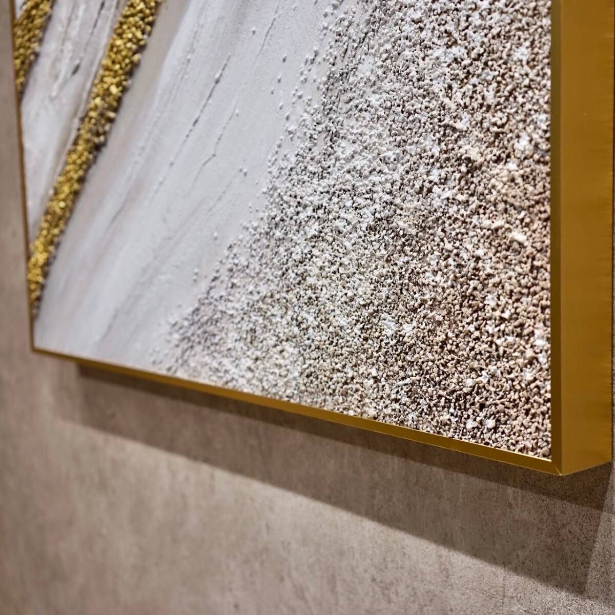 輸入品 油絵 抽象画 大型 100×70 壁掛け ハンドメイド アート 現代