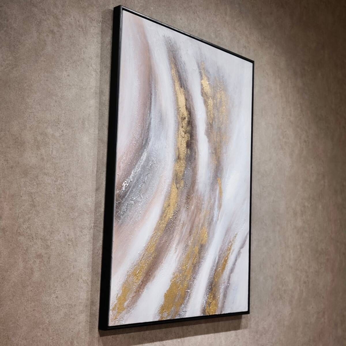 輸入品 油絵 抽象画 大型 100 70 壁掛け ハンドメイド アート 現代 絵画 絵 美術 モダン 北欧 モデルルーム