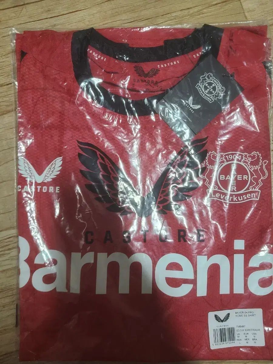 24-25 レバークーゼン ホーム アセンティック 選手支給品 海外M
