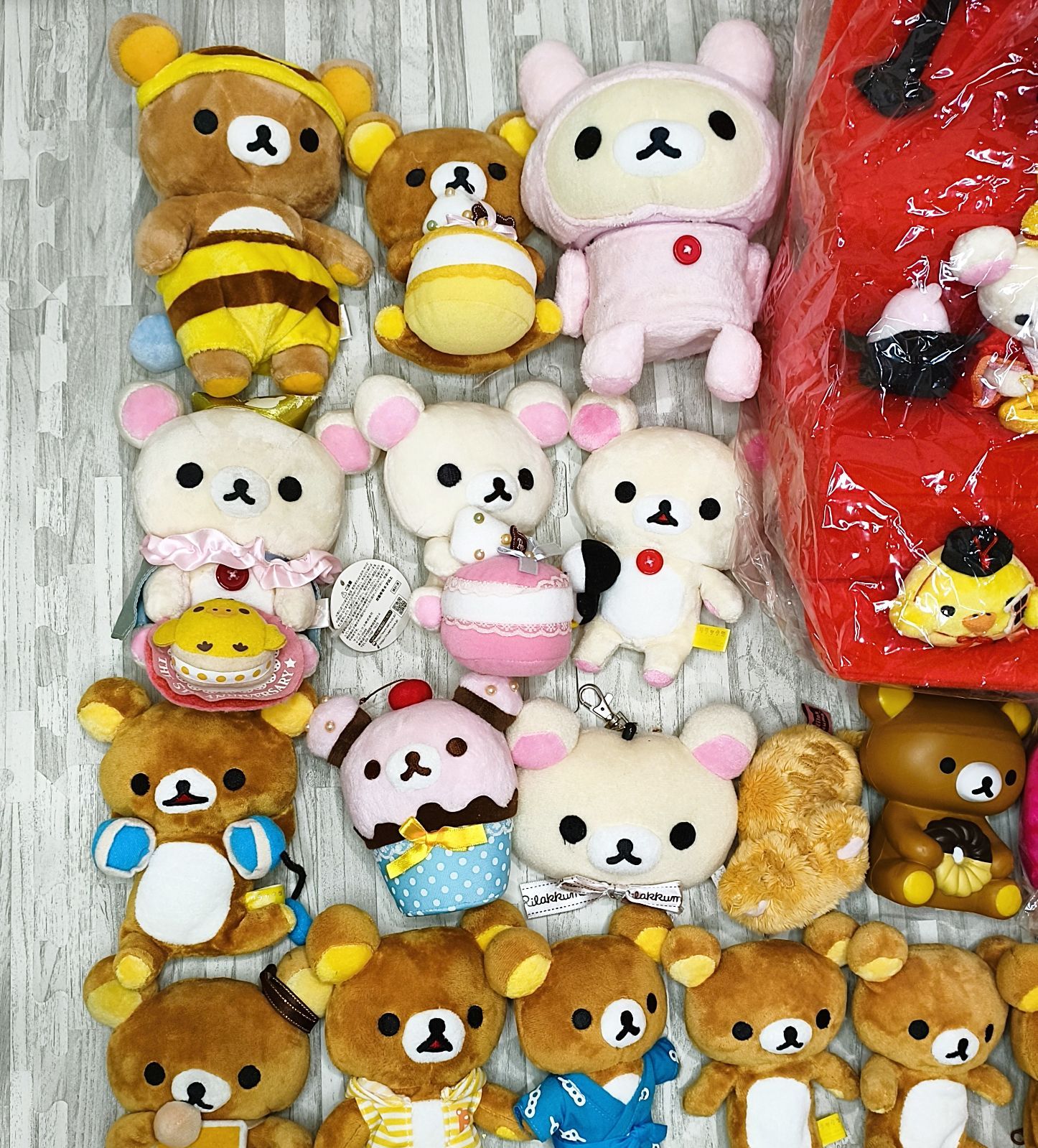 R007 リラックマ コリラックマ ペンギン キイロイトリ ぬいぐるみ