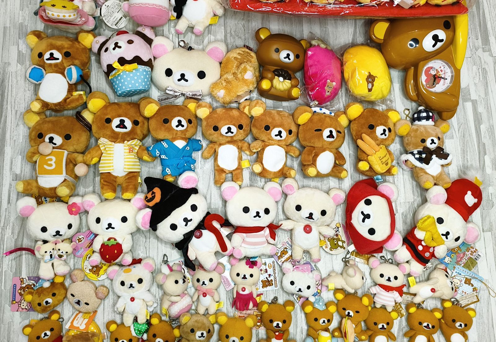 リラックマ コリラックマ キイロイトリ ぬいぐるみ　まとめ売り R007 リラックマ コリラックマ ペンギン キイロイトリ ぬいぐるみ