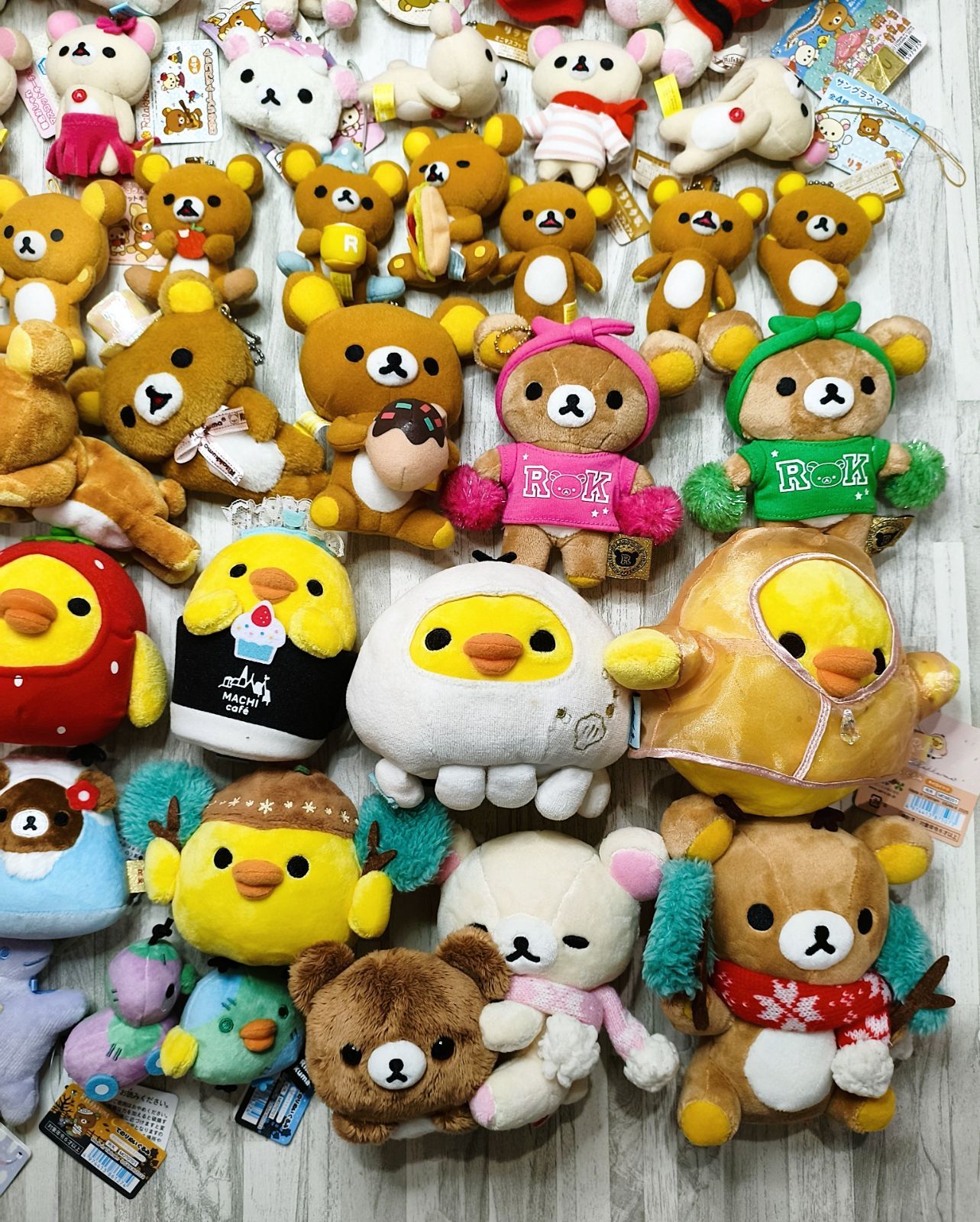 R007 リラックマ コリラックマ ペンギン キイロイトリ ぬいぐるみ