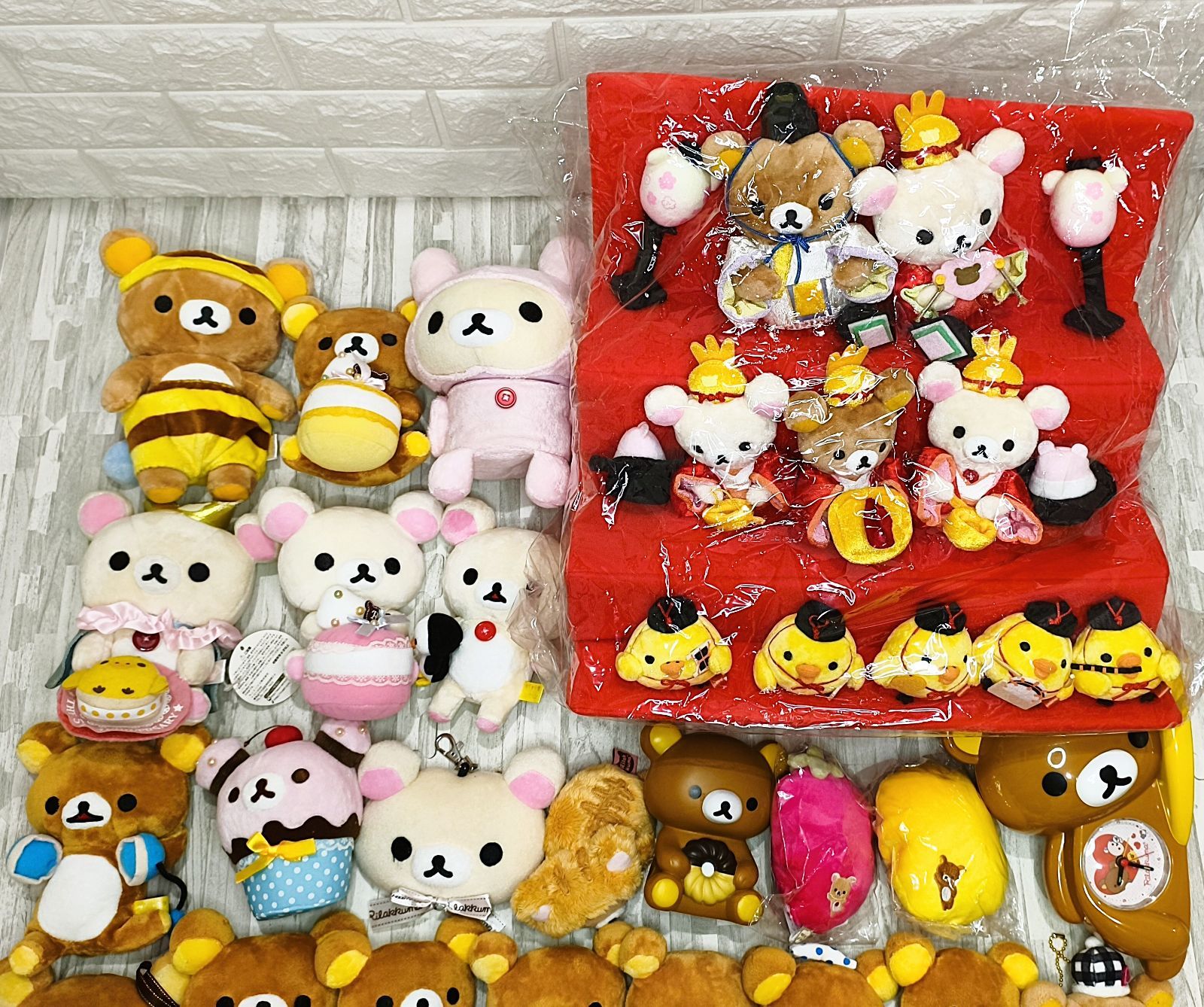 R007 リラックマ コリラックマ ペンギン キイロイトリ ぬいぐるみ