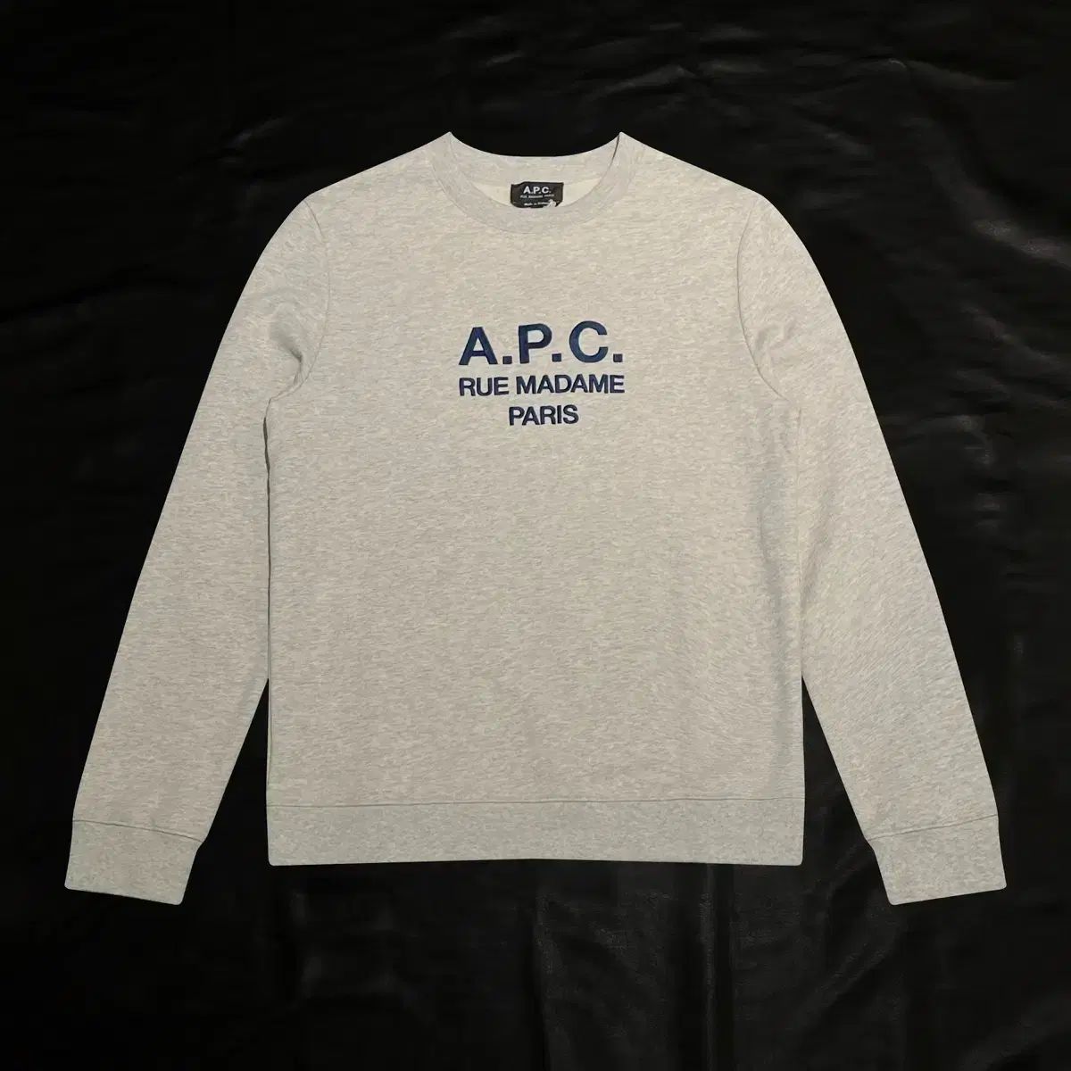 A.P.C. アーペーセー グレー 刺繍 スウェット