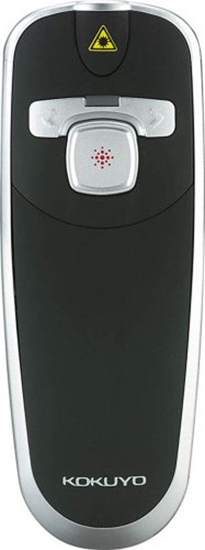  コクヨ 赤色 レーザーポインター 手のひらサイズ シルバー サシ 41 N ページ送り機能付き その他 文房具 事務用品