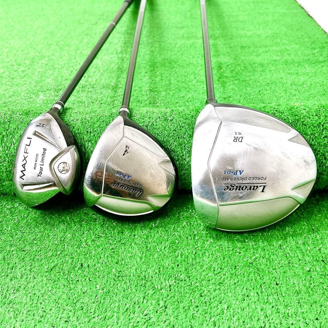 Larouge ラルージュ メンズゴルフクラブセット 初心者 フレックスSR