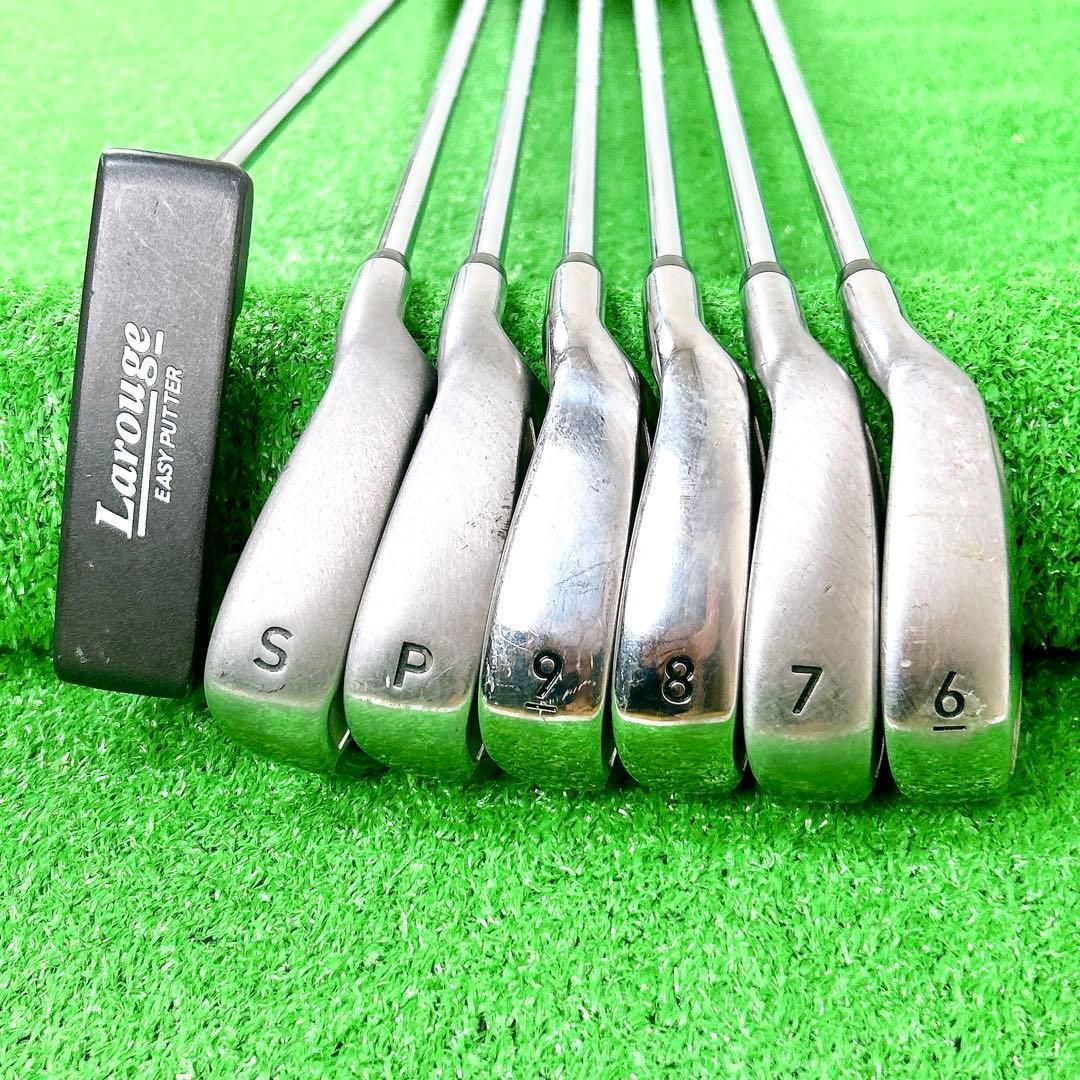 Larouge ラルージュ メンズゴルフクラブセット 初心者 フレックスSR