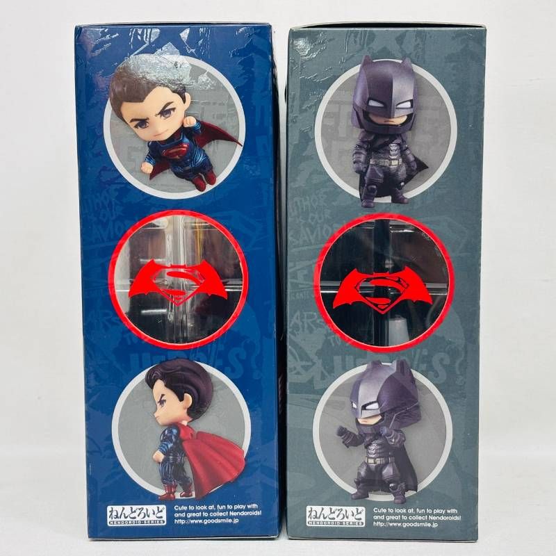 セット 未開封 ねんどろいど バットマン スーパーマン ジャスティス