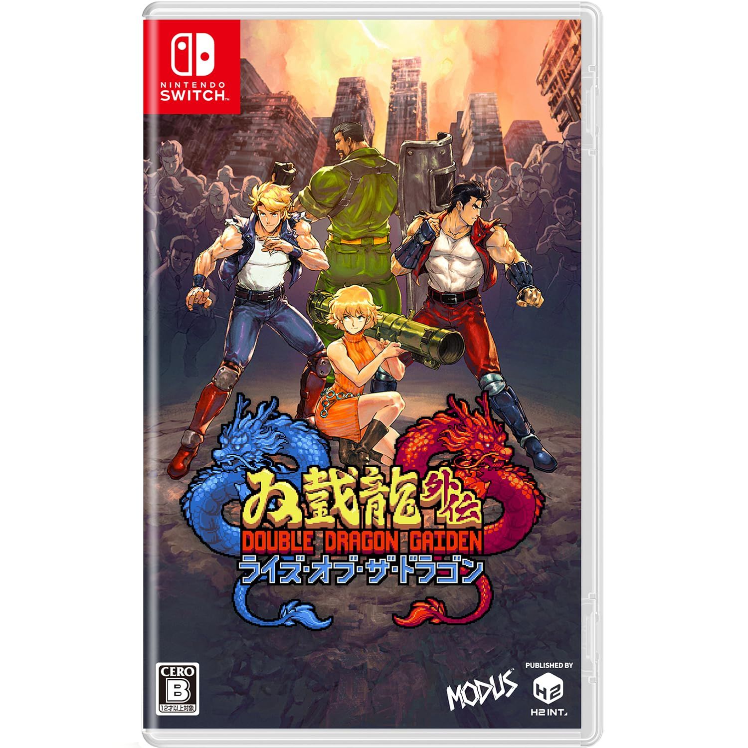 ダブルドラゴン外伝 ライズ オブ ザ ドラゴン Switch 永久特典 オリジナルステッカー 封入 無し