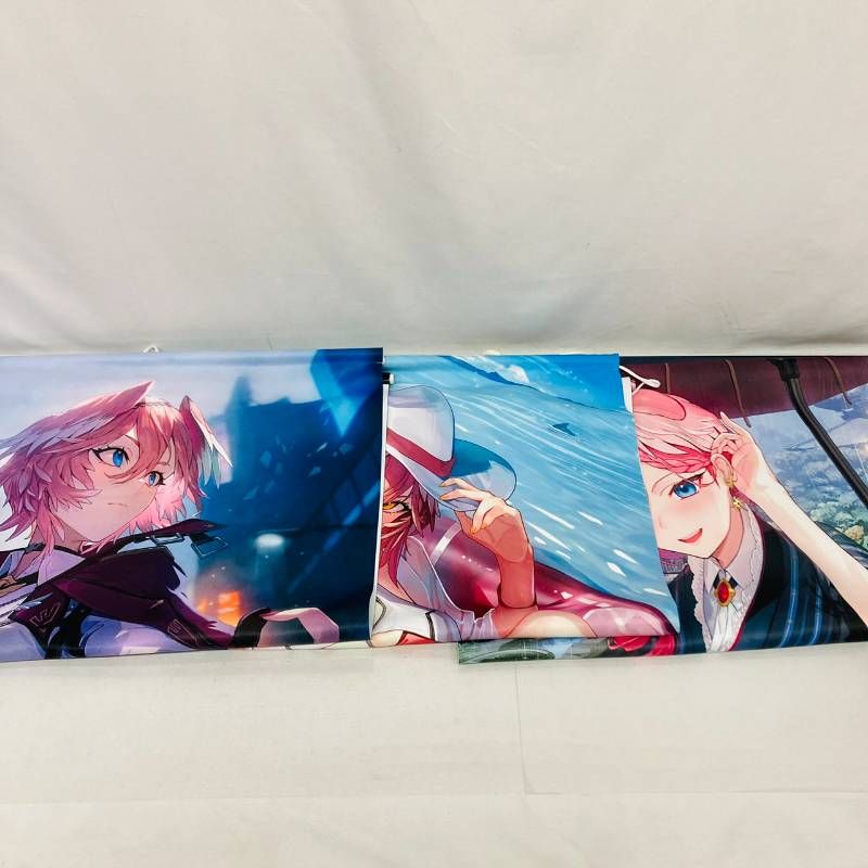 hololive VTuber 鷹嶺ルイ かかげ先生 描き下ろし タペストリー 3本