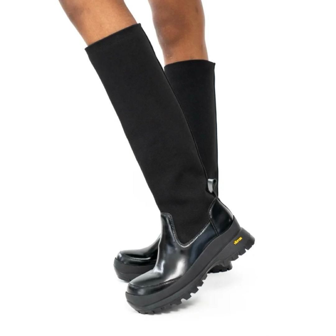 定価3.9万 ALM. DEIRDRE LEATHER BOOTS vibramソール ブーツ アルム