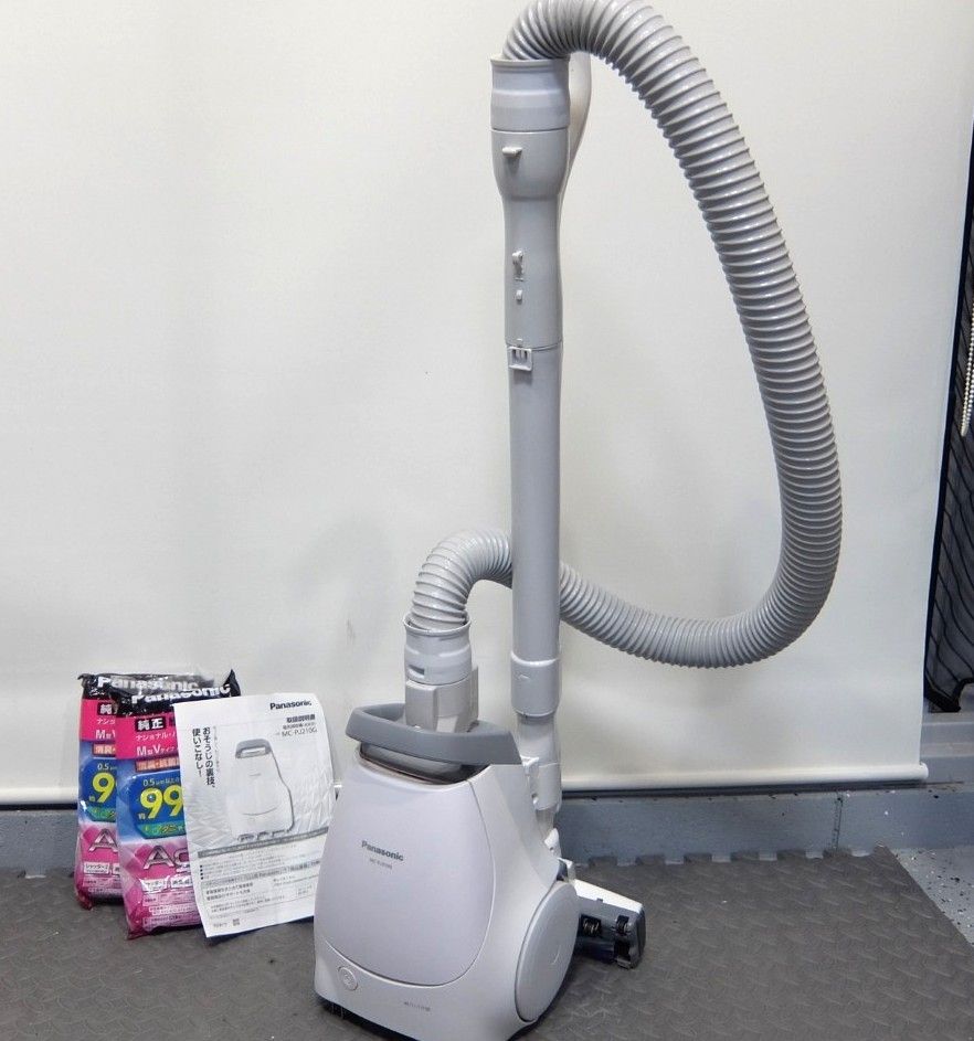 パナソニック 軽量 掃除機 紙パック式 ホワイト MC PJ 210 G W