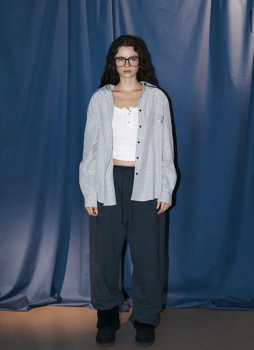 プリーズノーフォロー Taryn Patch Check Shirt