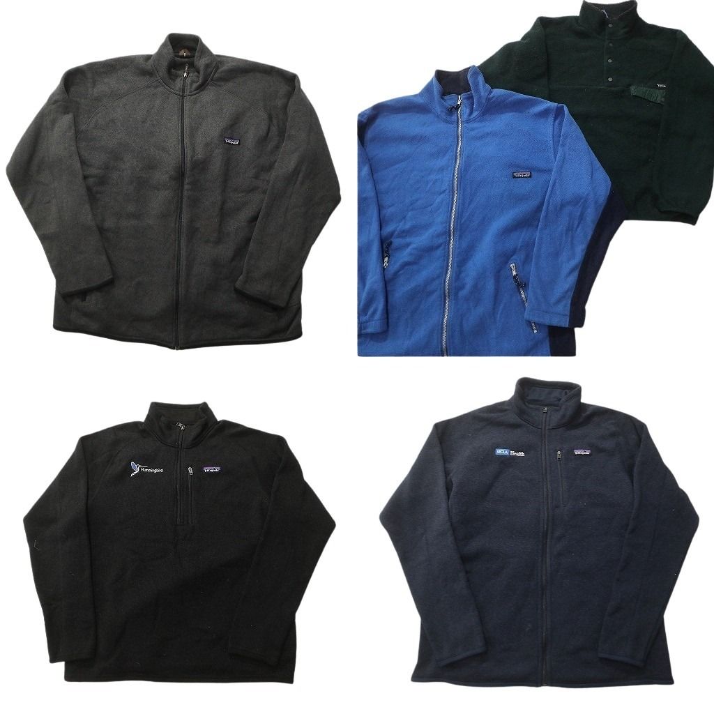 B品 古着卸 パタゴニア フリース MIX セット メンズ L XL 2 ベターセーター シンチラスナップ 古着 NC 8809
