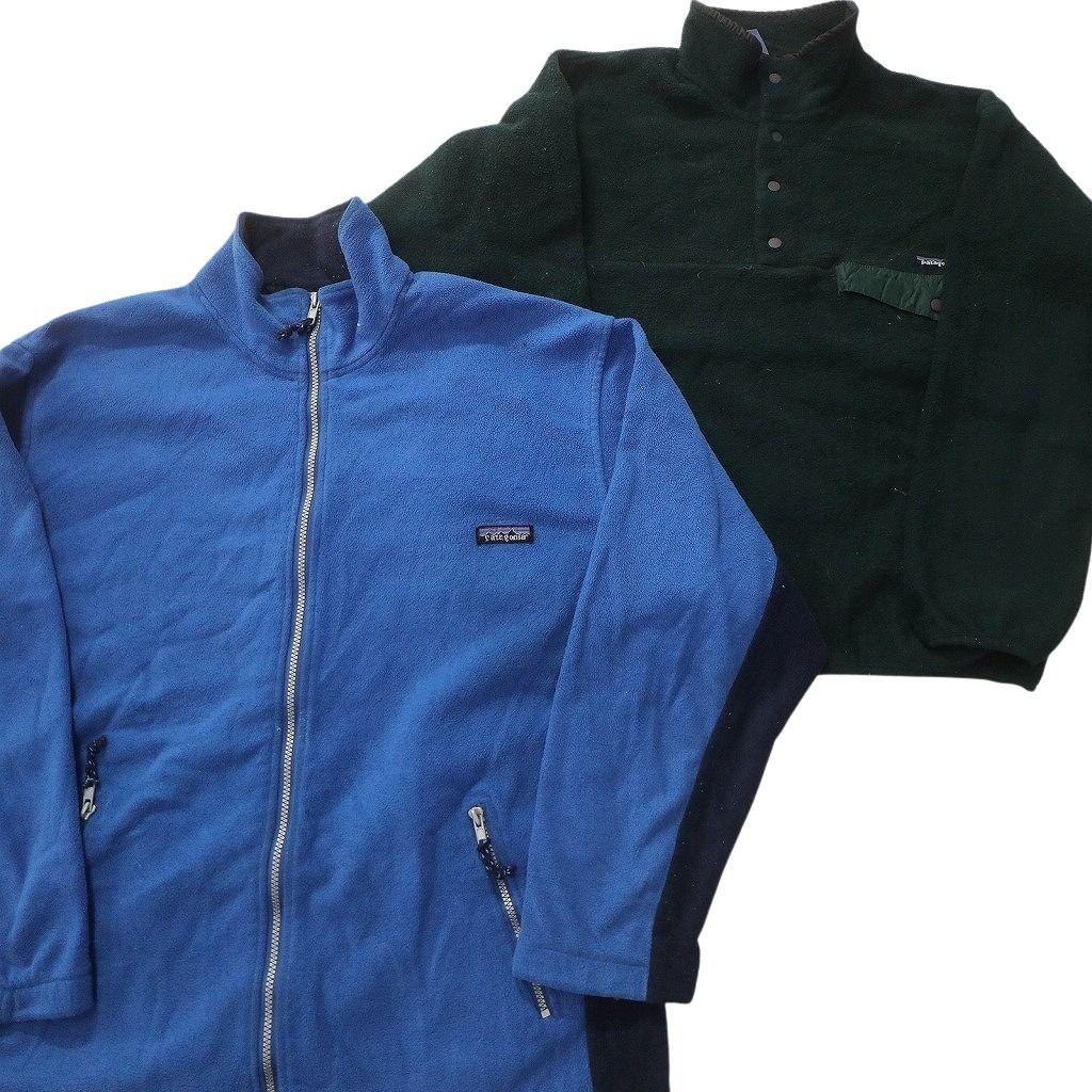 B品 古着卸 パタゴニア フリース MIX セット メンズ L XL 2 ベターセーター シンチラスナップ 古着 NC 8809
