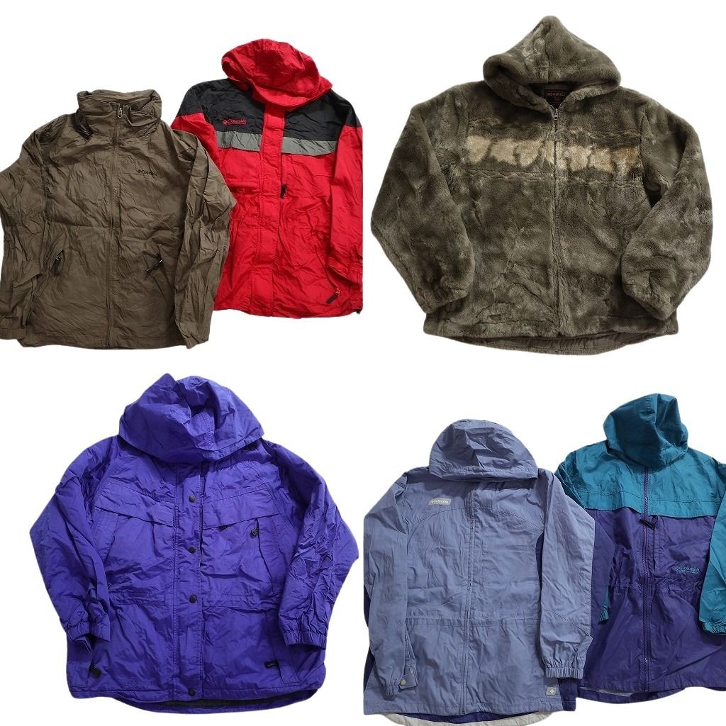 古着卸 アウトドアブランドMIX ジャケット セット レディース L コロンビア エディーバウアー ウールリッチ NC 8978