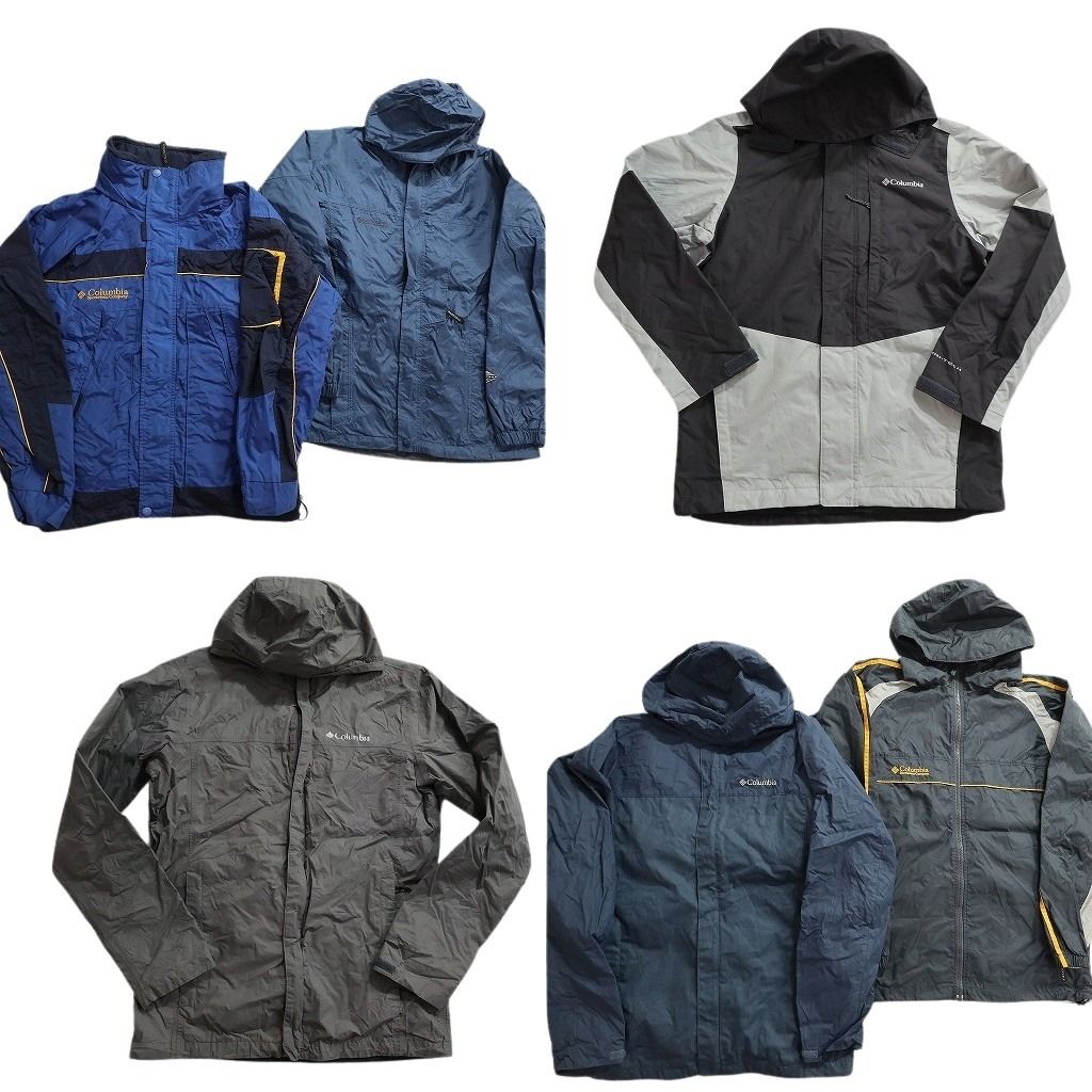 古着卸 まとめ売り コロンビア ライト ジャケット 6枚セット (メンズ S 古着卸 まとめ売り コロンビア ライト ジャケット 6枚セット (メンズ S