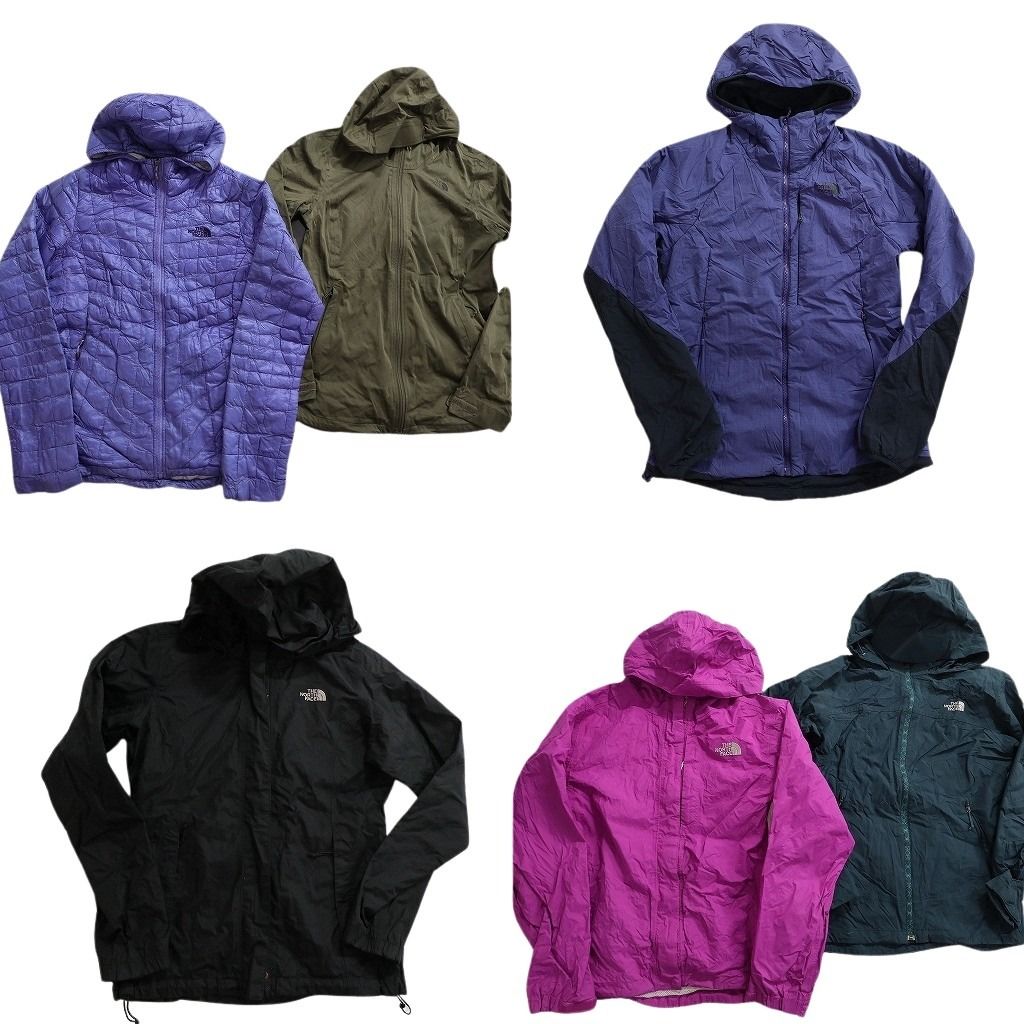 古着卸 ノースフェイス ジャケット セット レディース S M L フルジップ フーディー マウンテンパーカー NC 8971
