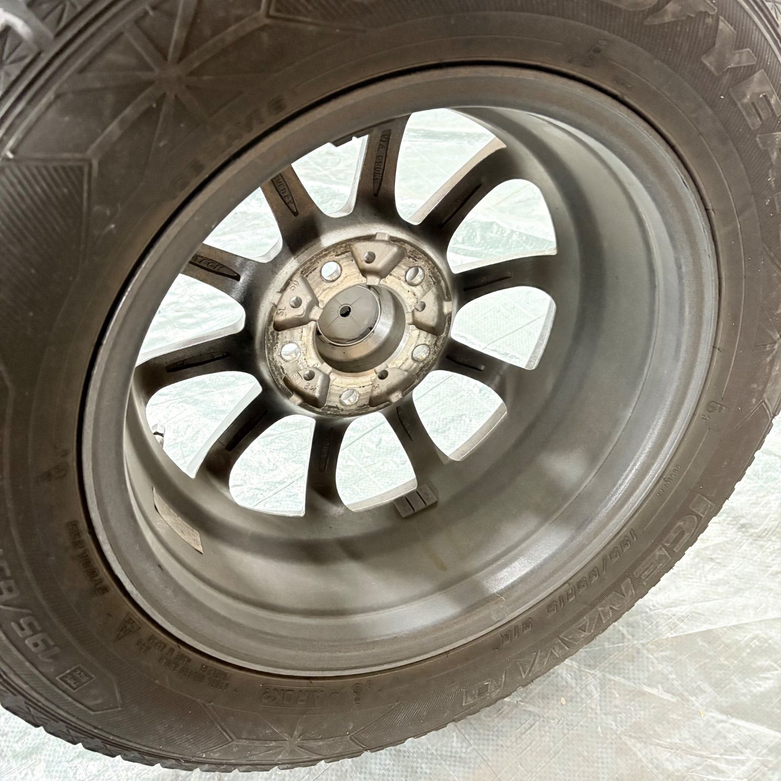  スタッドレスタイヤ4本セット 195 65 R 15 GoodYear ICENAVI 6 シュナイダー な情報あり 15インチ タイヤ ホイールセット