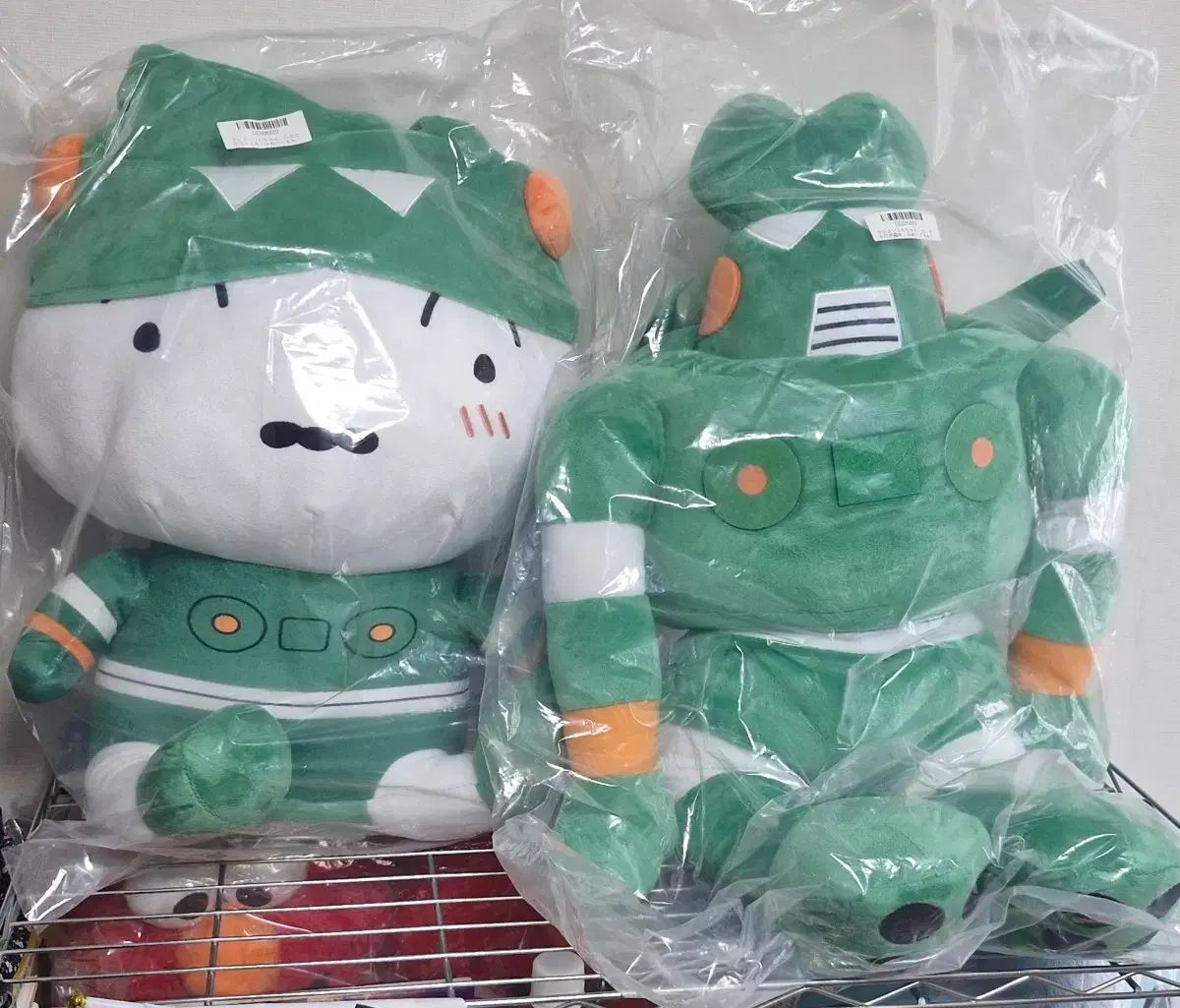 日本 シロ ガンダムロボ ぬいぐるみ 大 2種セット