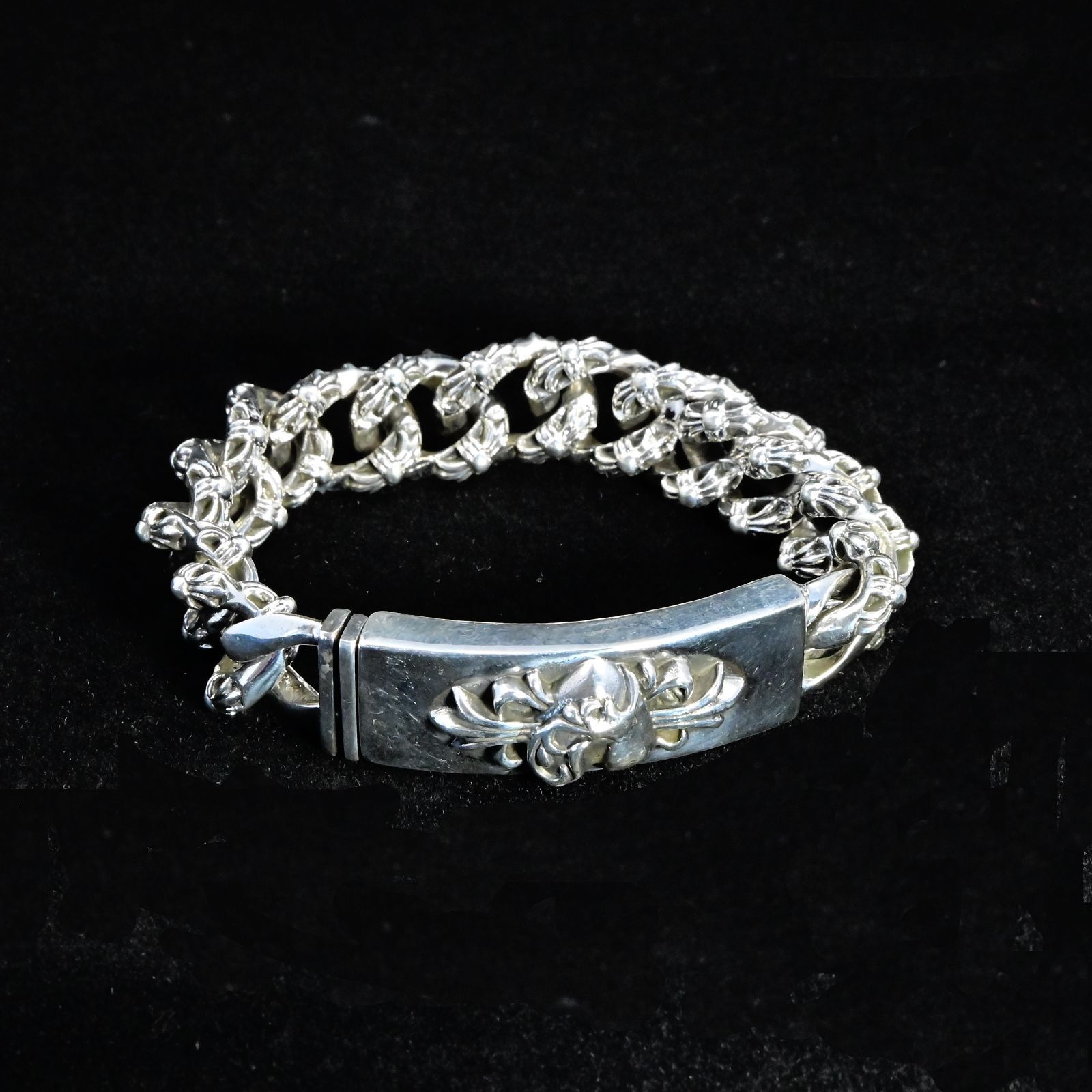 フローラルクロスIDブレスレット ―