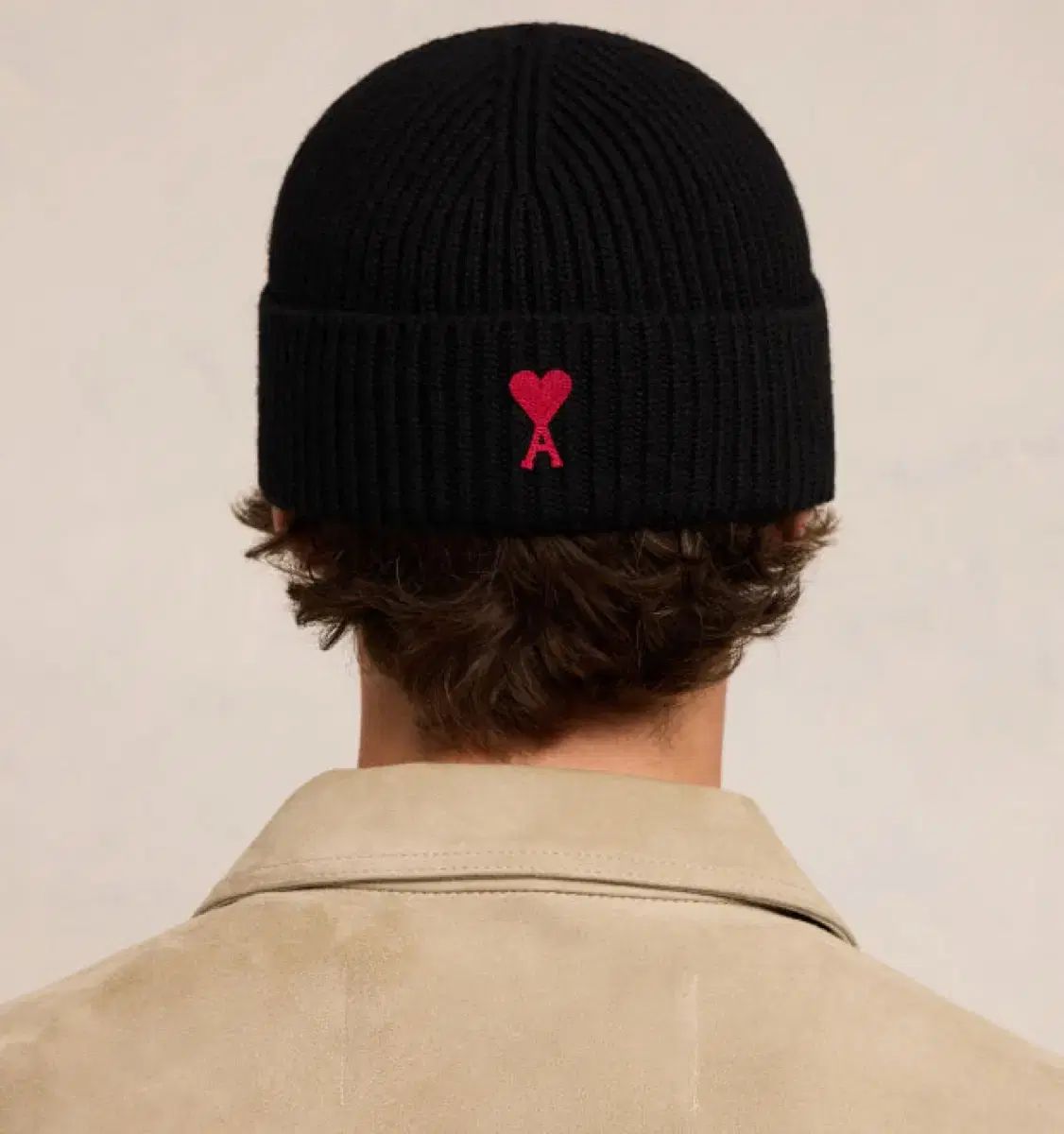 新商品) アミ ハート ロゴ ブラック ビーニー - メルカリ