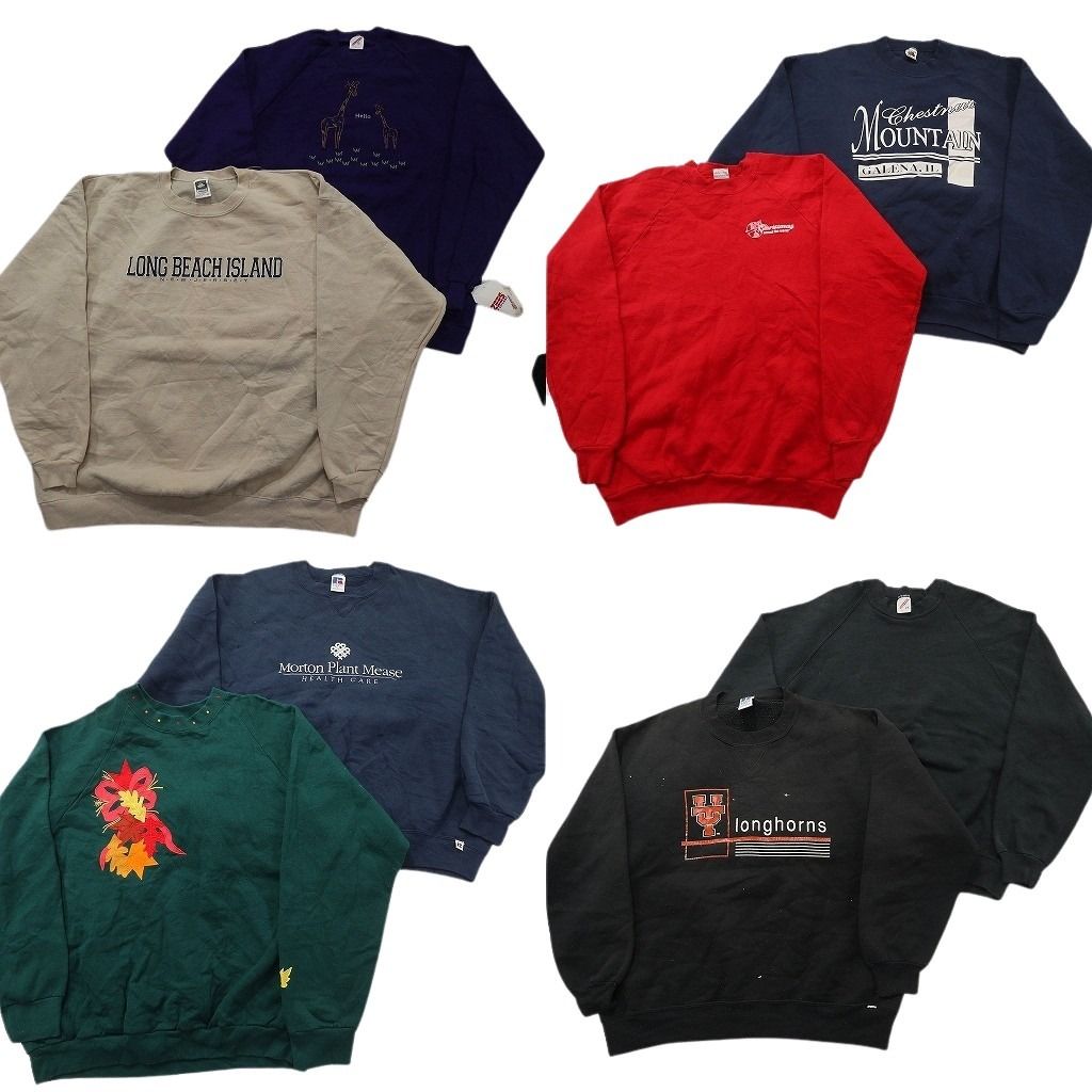 古着卸 まとめ売り USA製 スウェット 8枚セット (メンズ 2XL