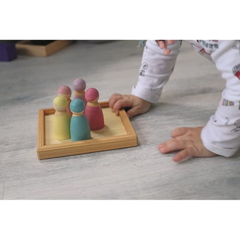 Grimm s パステルフレンド 木製人形 12体