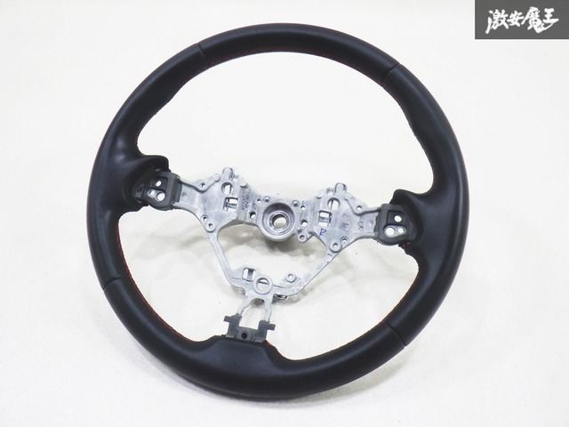 美品】トヨタ純正 ZN6 86 ハチロク 後期 レザー ステアリング ハンドル