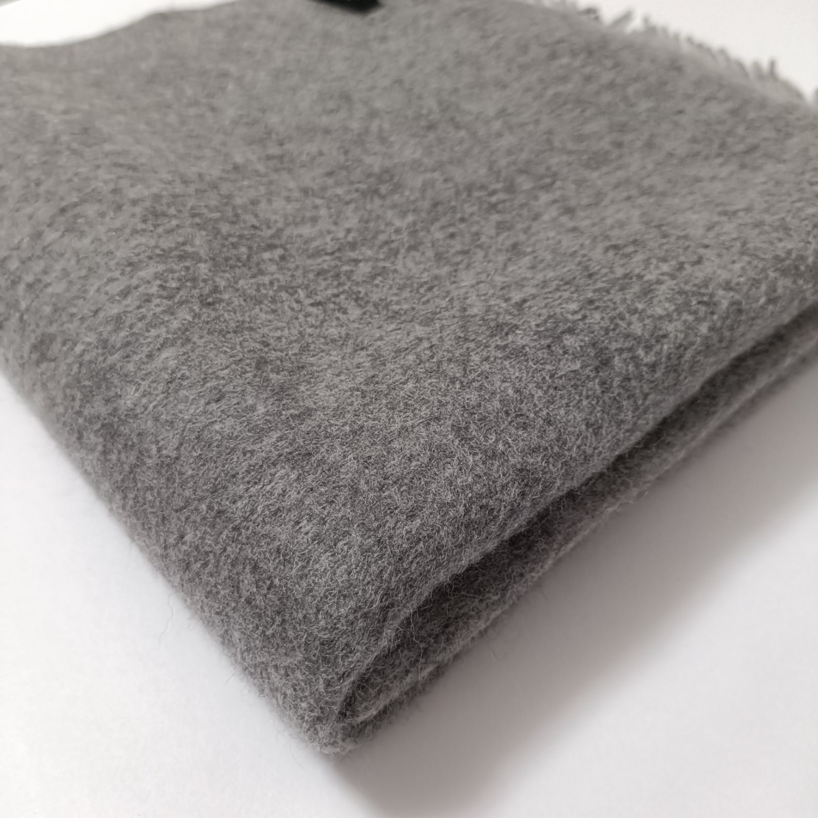 スタイルデリ 大判カシミヤストール 切り替え グレー系 美品 - メルカリ