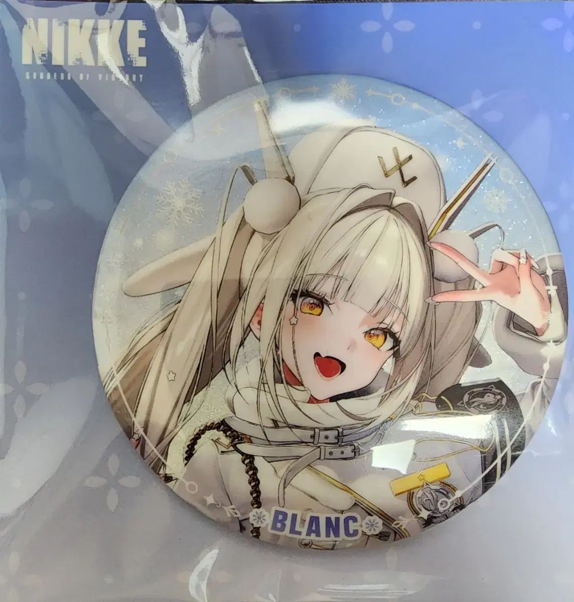 勝利の女神 NIKKE ニケ AGF ブラン 特典 缶バッジ