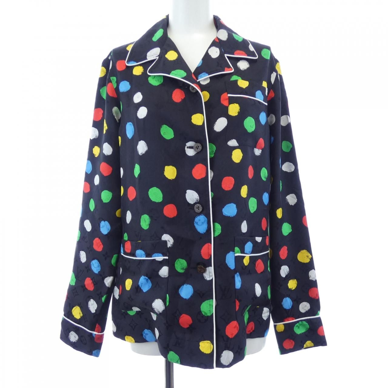 ルイヴィトン LOUIS VUITTON LV×YKペインティッド ドット パジャマシャツ シャツ