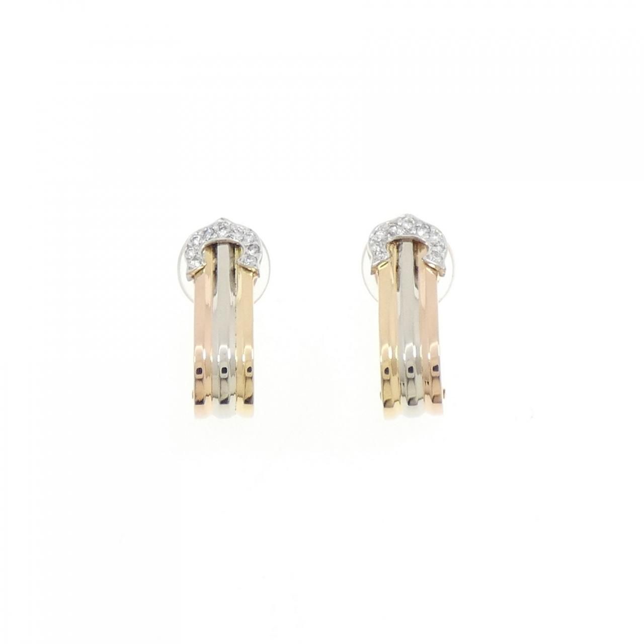 ヴィンテージ カルティエ 2Cイヤリング