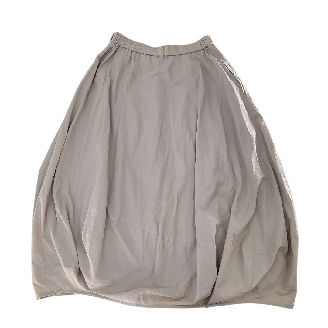 【美品】センソユニコ　慈雨　ロングスカート 40 L アシメ ギャザー 美品】慈雨 センソユニコ ジウ 変形ロングスカート アシンメトリー