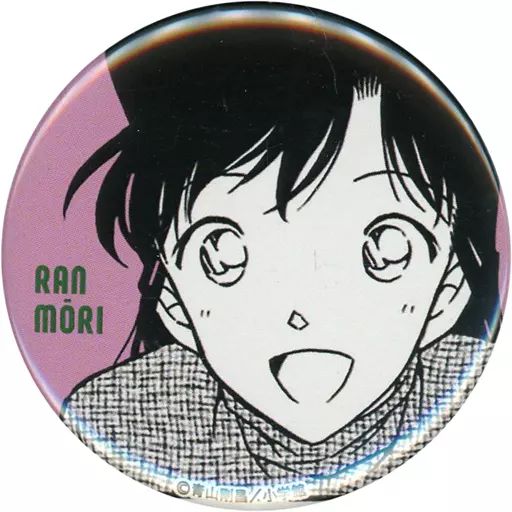 中古】バッジ・ピンズ 毛利蘭 「名探偵コナン 緋色の弾丸 公開記念 缶