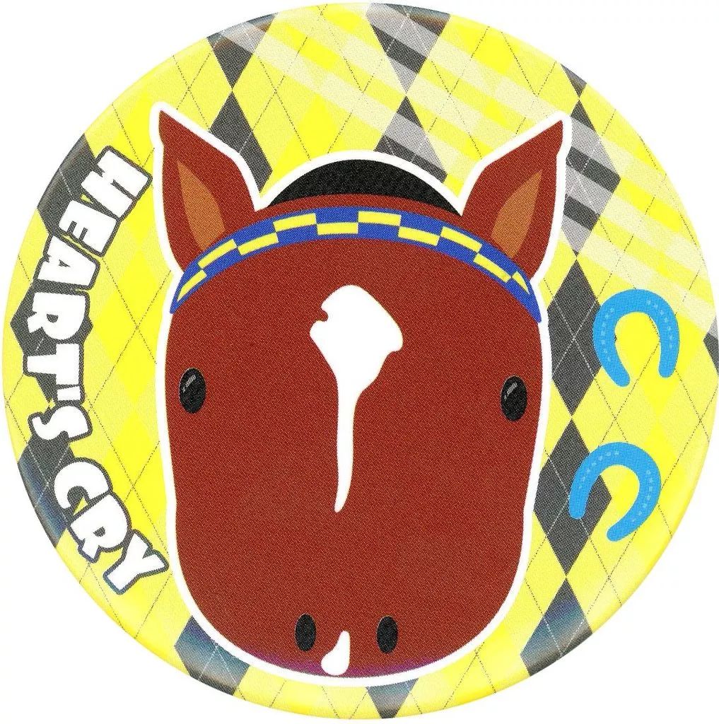 サラブレッドコレクションDMMスクラッチ A賞B賞 ハーツクライセット 中古】バッジ・ピンズ ハーツクライ 缶バッジ 「DMMスクラッチ