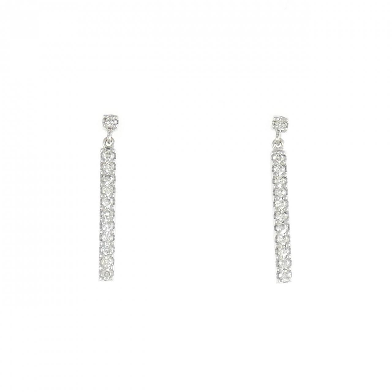 K18WG ダイヤモンドピアス✨7月3日まで最終限定お値下げ✨ K18WG