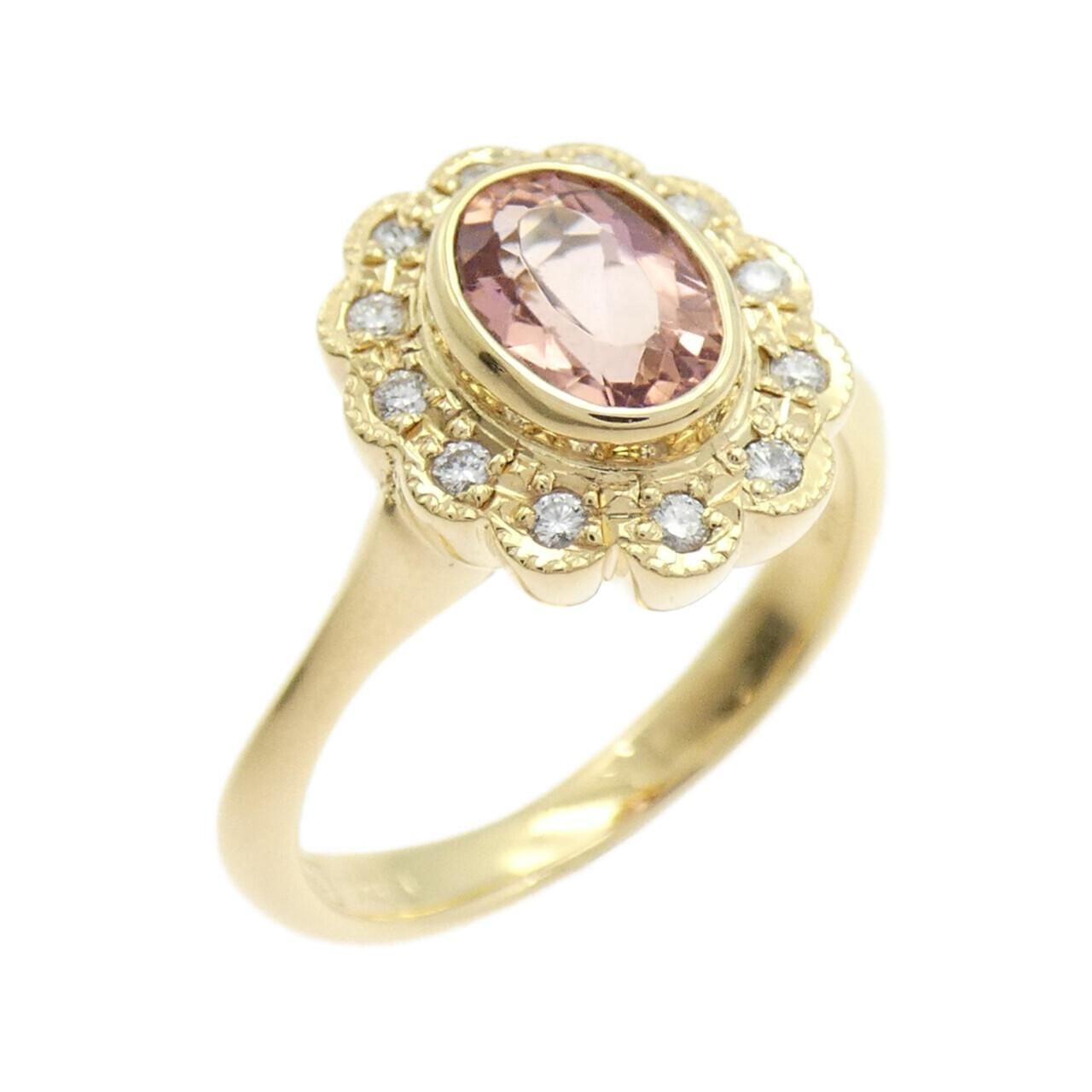 K 18 YG インペリアルトパーズ リング