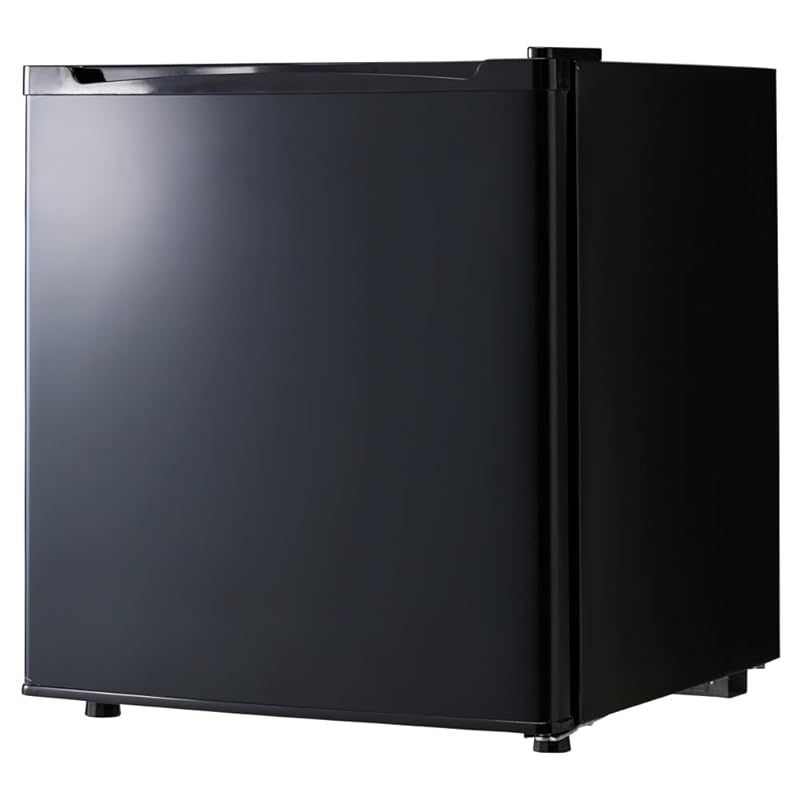 simplus 冷凍庫1ドア 右開き ノンフロン ガラス仕切り棚 小型 冷凍ストッカー SP 33 LRFD 1 ブラック L