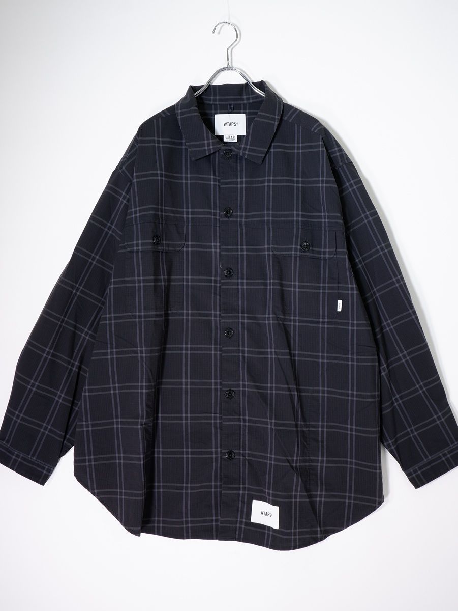WTAPSダブルタップス 2021 SS LS COPO RIPSTOP TEXTILE COOLMAX WCPOシャツジャケット 04 XL