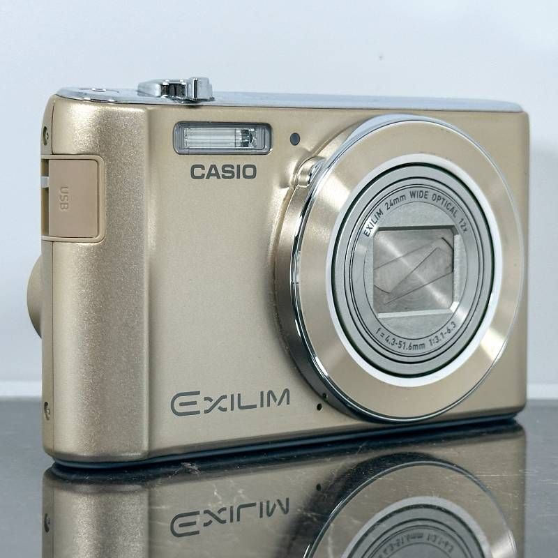 Casio EXILIM EX-ZS190 ゴールド 光学18倍ズーム 旅行向け 高倍率
