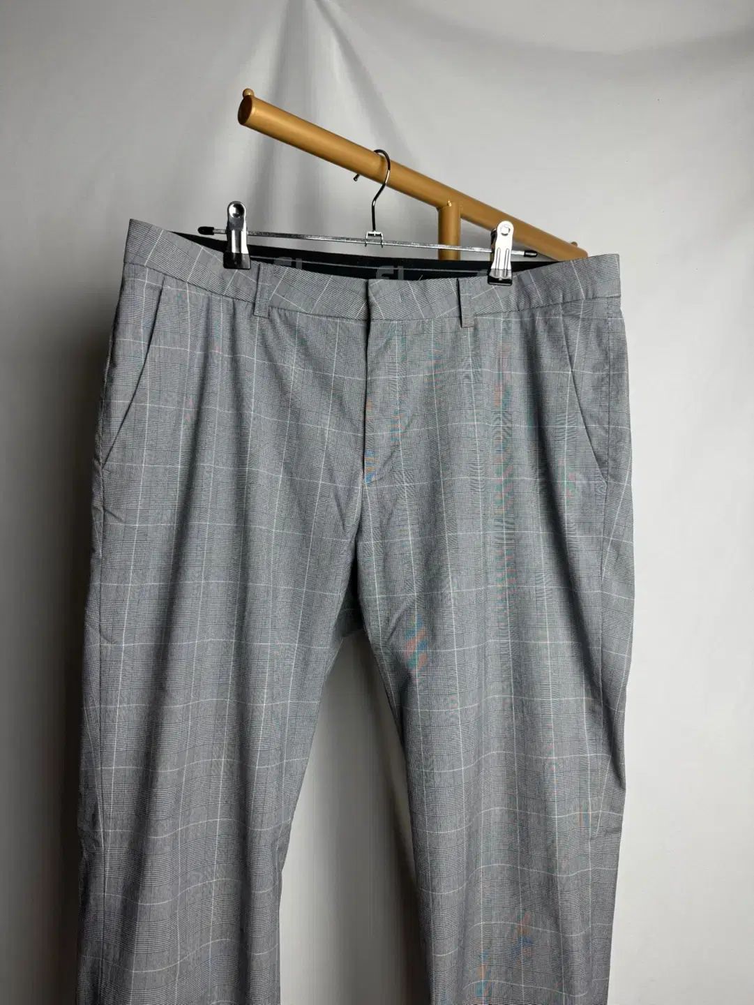 33 FJ フットジョイ メンズ チェックパターン ゴルフパンツ