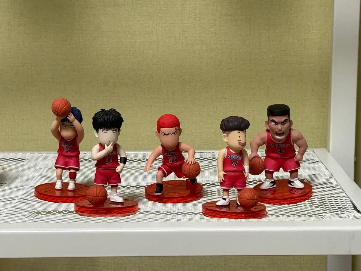 SLAM DUNK ミニフィギュア pooh 】 SLAM DUNK フィギュアセット 11体