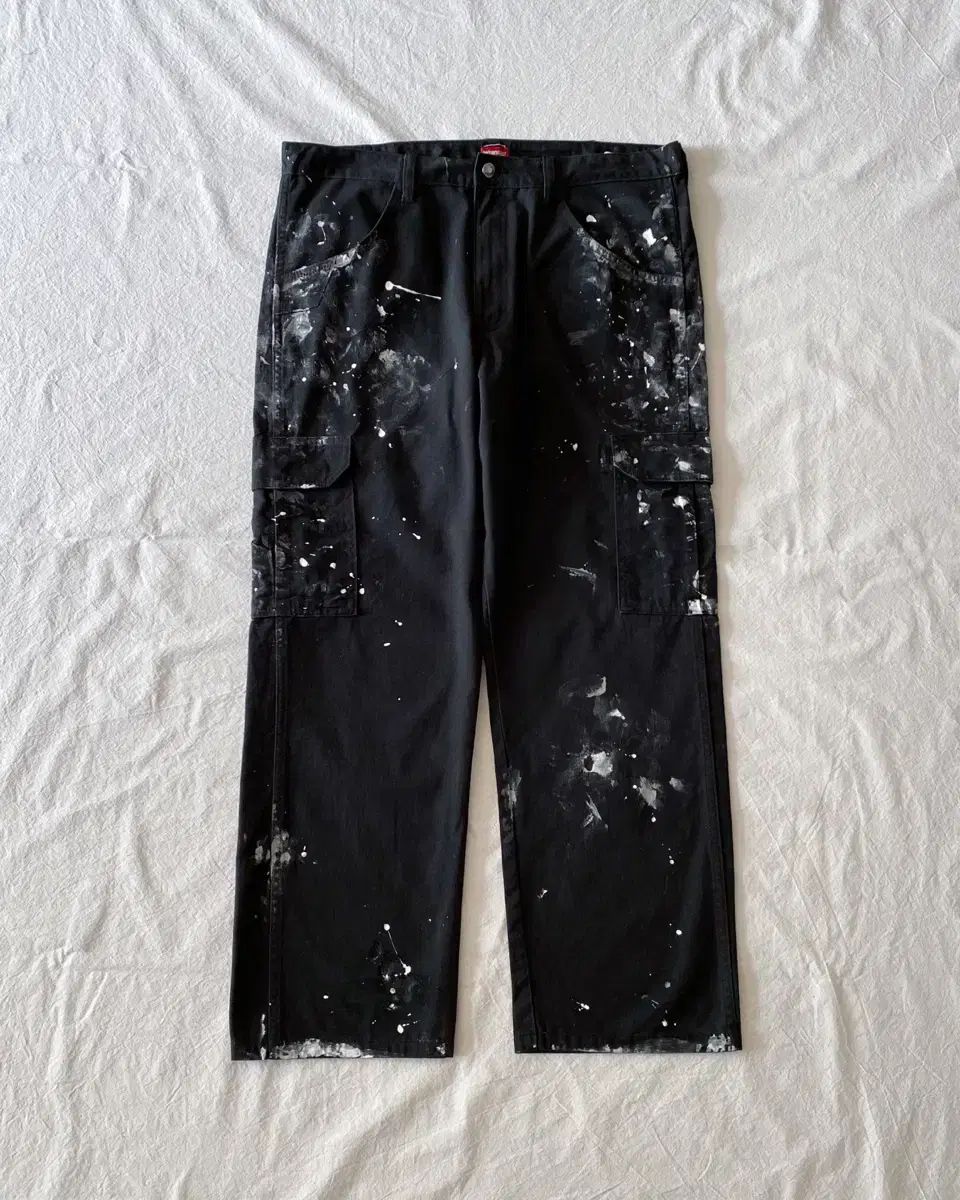 Wrangler ラングラー ペインティング ブラック カーゴ パンツ