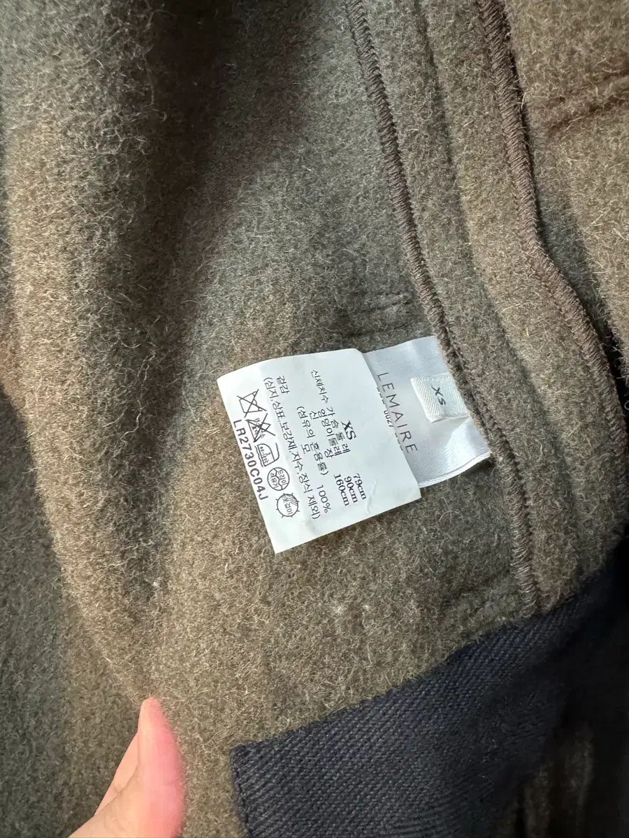 ルメール Rabコート DARK SQUIRREL XS チェスターコート ジャケット アウター メンズ