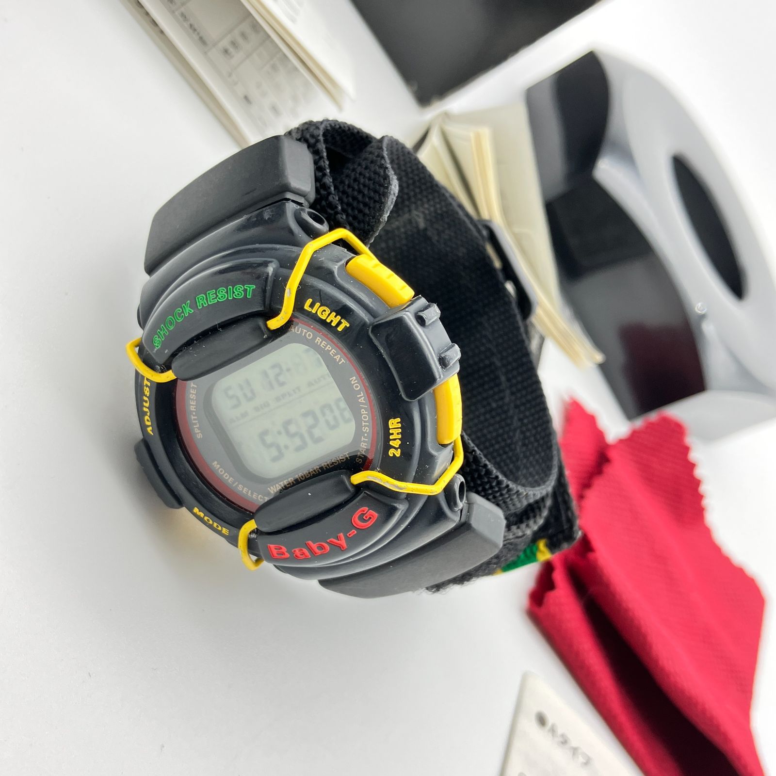 中古】CASIO Baby-G BG-320R-1AT ラスタカラー レゲエ 希少 クロス 