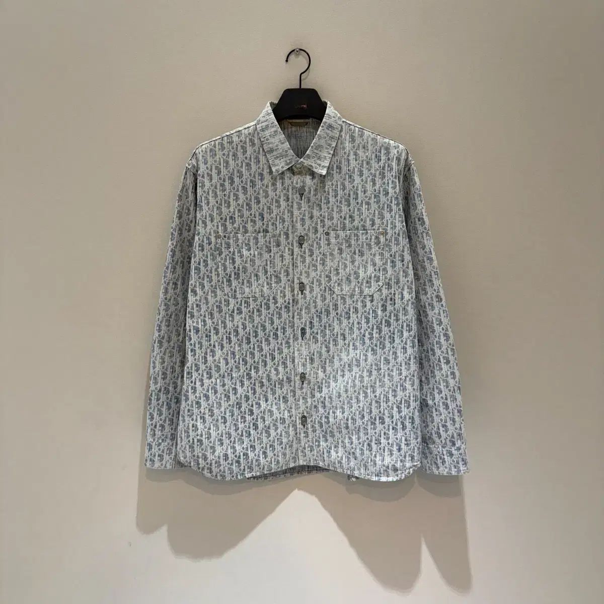 ディオール オブリーク カスリ デニム オーバーサイズシャツ ジャケット